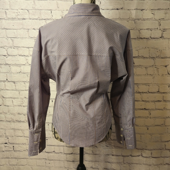 Heather Harlan size small womens multi colored striped fitted button up - Picture 7 of 12